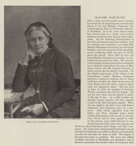 Die verstorbene Madame Schumann von English Photographer