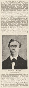 Der verstorbene Mr A M Mackay, Agent der Church Missionary Society in Uganda, Lake Victoria Nyanza