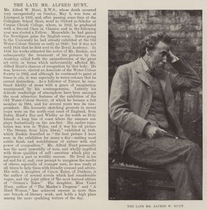 Der verstorbene Mr. Alfred W. Hunt von English Photographer
