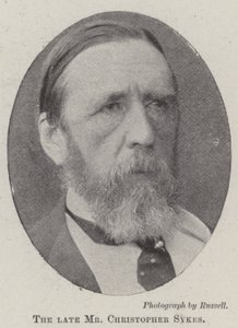 Der verstorbene Mr. Christopher Sykes von English Photographer