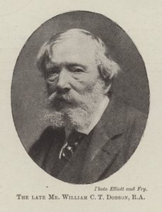 Der verstorbene Mr William C T Dobson, RA von English Photographer