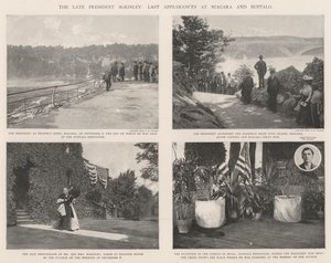 Der verstorbene Präsident McKinley, letzte Auftritte in Niagara und Buffalo