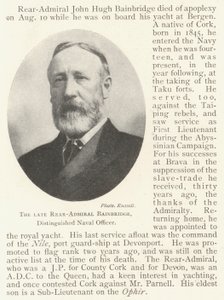 Der verstorbene Konteradmiral Bainbridge, angesehener Marineoffizier