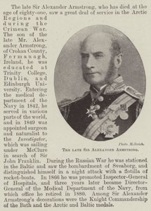 Der verstorbene Sir Alexander Armstrong von English Photographer