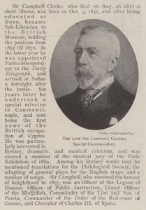 Der verstorbene Sir Campbell Clarke, Sonderkorrespondent