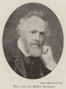 Der verstorbene Sir Henry Doulton von English Photographer