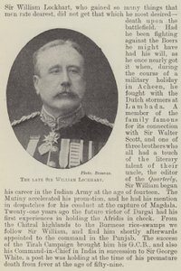 Der verstorbene Sir William Lockhart von English Photographer
