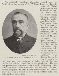 Der verstorbene Sir William Roberts, MD