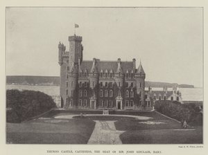 Thurso Castle, Caithness, der Sitz von Sir John Sinclair, Baronet von English Photographer