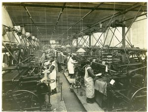Turkey-Weberei, Hughes Fabrik Nr. 2, 1923 von English Photographer