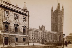 Victoria Tower des Parlamentsgebäudes von English Photographer