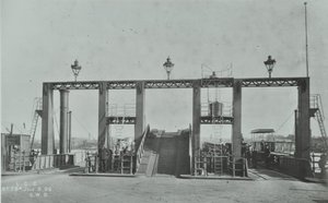 Ansicht der Woolwich Ferry, 1896