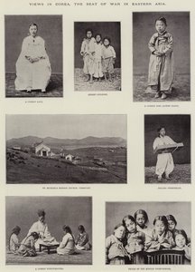 Ansichten in Korea, der Kriegsschauplatz in Ostasien von English Photographer