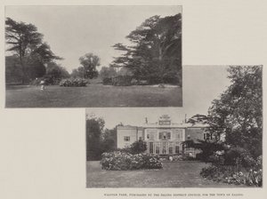 Walpole Park, vom Ealing District Council für die Stadt Ealing gekauft