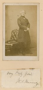 William Macready, Schauspieler von English Photographer