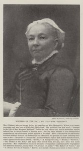 Schriftsteller des Tages, Mrs Oliphant