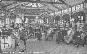 YMCA Hostel, Piccadilly, Manchester, ca. 1910 von English Photographer