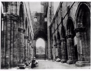 Besucher der Kirkstall Abbey von English Photographer English Photographer
