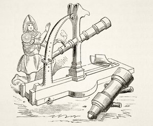 Eine Kanone aus dem 15. Jahrhundert, aus 