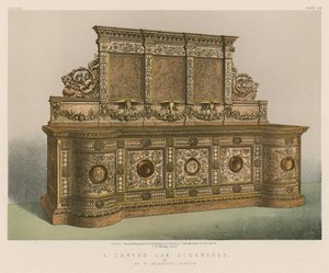 Eichenholz-Sideboard von English School