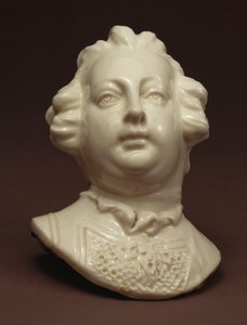 Eine Chelsea-weiße Büste von William Augustus, Herzog von Cumberland von English School