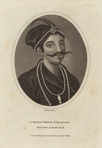 Ein chinesischer Prinz der Gegenwart, Manchoo Tartar Rasse