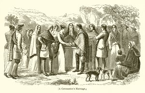 Eine Covenanters Hochzeit von English School