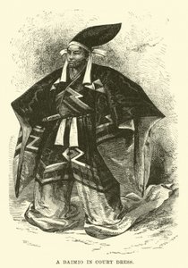 Ein Daimio im Hofkleid von English School
