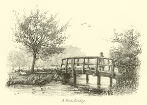 Eine Fußgängerbrücke