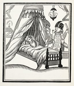 Ein vollständiger, wahrer und detaillierter Bericht, Illustration aus Chap-books of the Eighteenth Century von John Ashton, veröffentlicht 1882