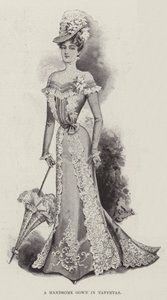Ein hübsches Kleid aus Taft von English School