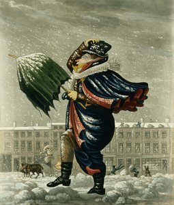 Fröhliche Weihnachten und ein glückliches neues Jahr in London, graviert von G. Hunt, 1827