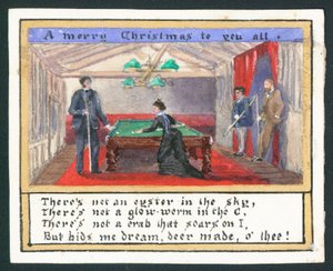 Fröhliche Weihnachten an euch alle - Grußkarte