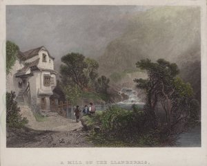 Eine Mühle in Llanberris von English School