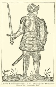 Ein nordischer Krieger, Ingolfir, 874 n. Chr. von English School