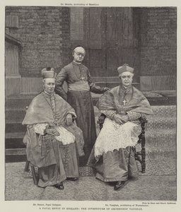 Ein päpstlicher Gesandter in England, die Investitur von Erzbischof Vaughan