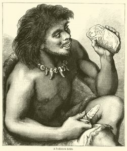 Ein Prähistorischer Künstler (Gravur)