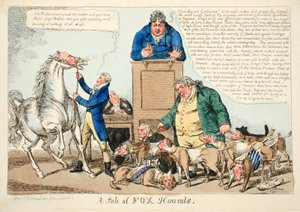 Ein Verkauf von Foxhounds von English School