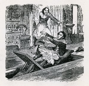 Eine Perlenkette oder Der Freund der Fleet Street (1847), Britannia, Hoxton. Sweeney Todd von English School