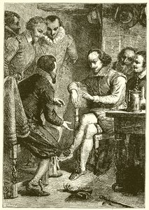 Ein Wortgefecht zwischen Shakespeare und Ben Jonson