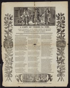 Eine Kopie von Versen für 1833