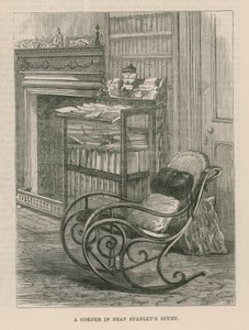 Eine Ecke im Arbeitszimmer von Dean Stanley