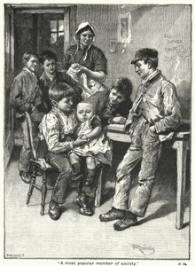 "Ein sehr beliebtes Mitglied der Gesellschaft" (Gravur)