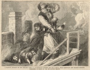 Ein schmerzhaftes Ereignis des Chicago-Feuers