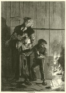 Eine Petroleuse, April 1871 von English School