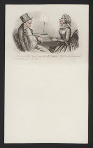 "Ein sehr hübsches Bild, das Sie abgeben, Herr Caudle. Oh, ich wünschte, Sie könnten sich selbst sehen, wie ich Sie sehe" von English School