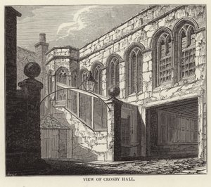 Ansicht von Crosby Hall in Chelsea