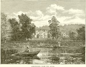 Abbotsford vom Fluss aus von English School