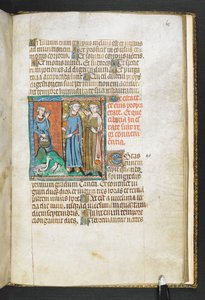 Aristoteles zeigt auf Vögel, die dem König gebracht werden, aus Secretum Secretorum, ca. 1326-27