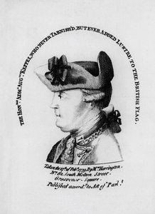 Admiral Augustus Keppel von English School
